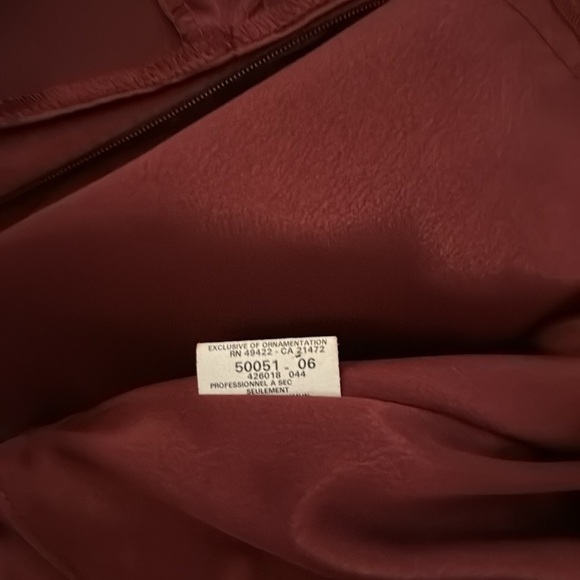 Like New Vintage Jessica McClintock Long Strapless Draped Evening Dress - Picture 5 of 6